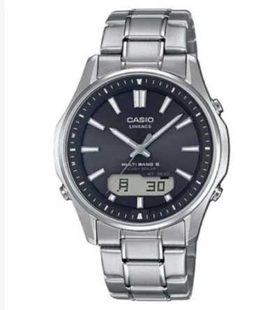 Pre-owned Lineage Casio  Lcw-m100tse-1ajf Titanium Solar Analog Digital Men`s Watch