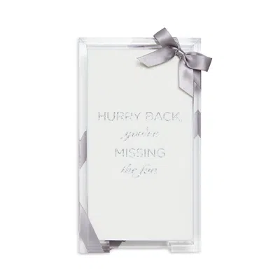 Lined Design Hurry Back Guest Towels, Set Of 20