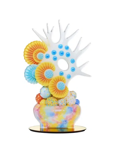 Linee Recanati Bonsai Marini Floral Vase In White