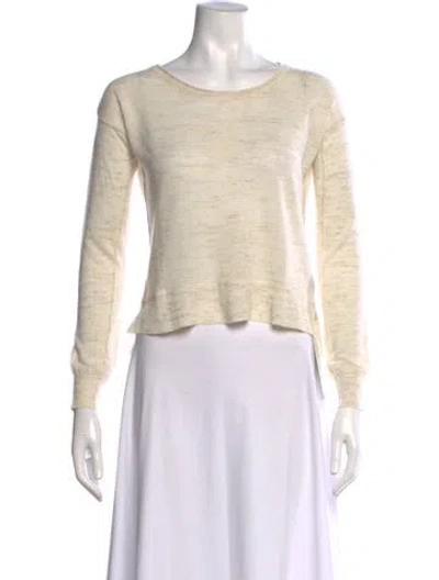 Pre-owned Line N Crew Neck Sweater In Neutrals
