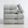 Linery 6-pc. Quick Dry Bath Towel Set In Gray