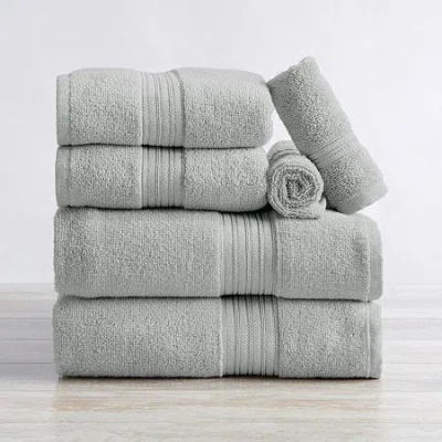 Linery 6-pc. Quick Dry Bath Towel Set In Gray