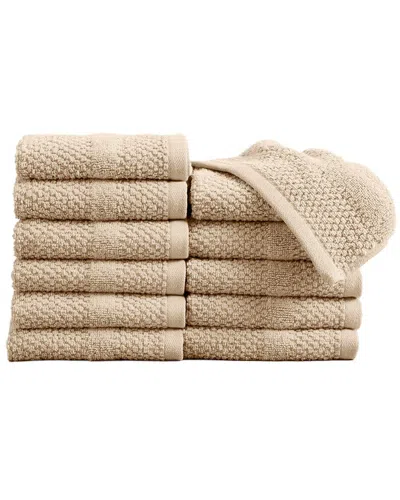 Linery & Co . 12pc Marbella 100% Cotton Quick Dry Washcloth Set In Neutral