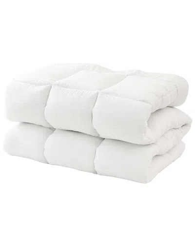 Linery & Co 2in Quilted Down Alternative Mattress Pad In White