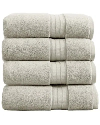 Linery & Co . 4pc Chiara 100% Cotton Premium Bath Towel Set In Green