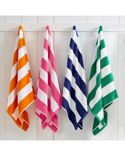 Linery & Co . 4pc Novia Cotton Cabana Beach Towel Set In Multi
