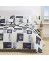 Linery & Co . Caspian Seashell Patchwork Quilt Set In Multi