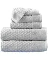 Linery & Co Cotton Diamond Waffle Texture Bath Towels