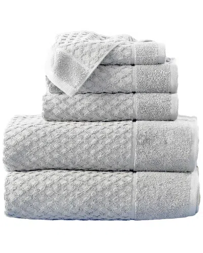 Linery & Co Cotton Diamond Waffle Texture Bath Towels