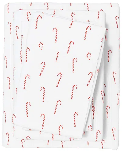 Linery & Co Elevated Holiday 100% Turkish Cotton Flannel Sheet Set