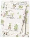Linery & Co Elevated Holiday 100% Turkish Cotton Flannel Sheet Set In Multi