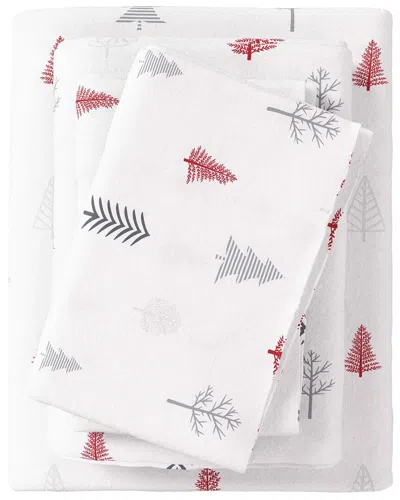 Linery & Co Elevated Lodge 100% Turkish Cotton Flannel Sheet Set