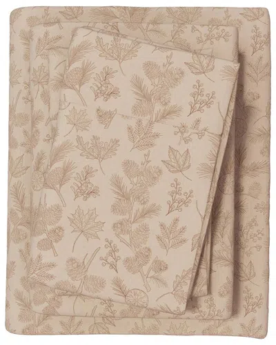 Linery & Co Elevated Lodge 100% Turkish Cotton Flannel Sheet Set