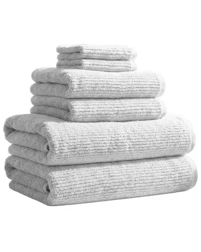 Linery & Co . Georgiana Turkish Cotton Textured 6pc Bath Set