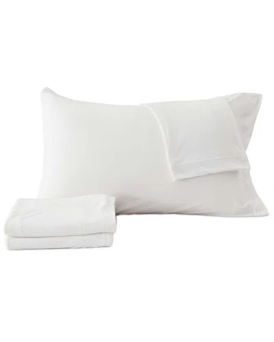 Linery & Co Heathered Mélange Cotton Jersey Knit Sheet Set