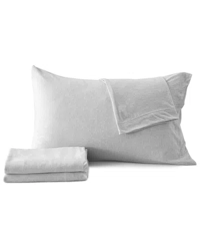 Linery & Co Heathered Mélange Cotton Jersey Knit Sheet Set