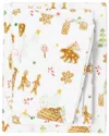 Linery & Co Kids Whimsical Holiday 100% Turkish Cotton Flannel Sheet Set In Multi