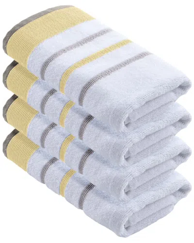 Linery & Co . Luxury Cotton Decorative Towel Set Ha In White