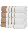 Linery & Co Luxury Cotton Decorative Towel Set In Multi