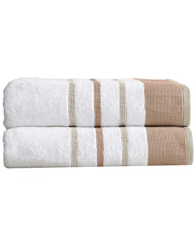 Linery & Co Luxury Cotton Decorative Towel Set In Multi