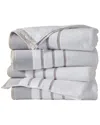 Linery & Co Luxury Cotton Decorative Towel Set In White