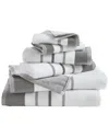 Linery & Co Luxury Cotton Decorative Towel Set In White