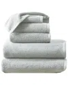Linery & Co Luxury Cotton Textured Bath Towel In White
