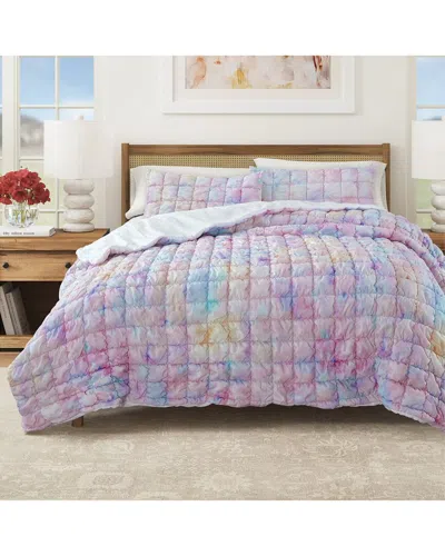 Linery & Co . Marshmallow Puff Quilt Set