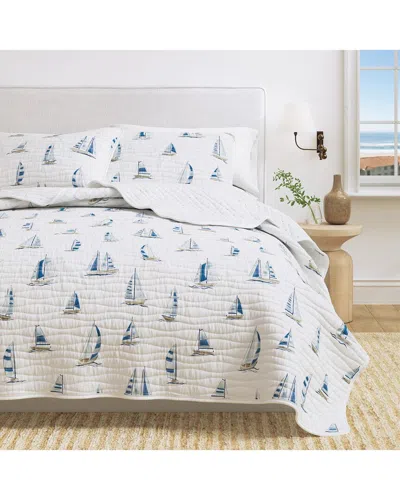 Linery & Co . Marzano Printed Reversible Quilt Set In Multi