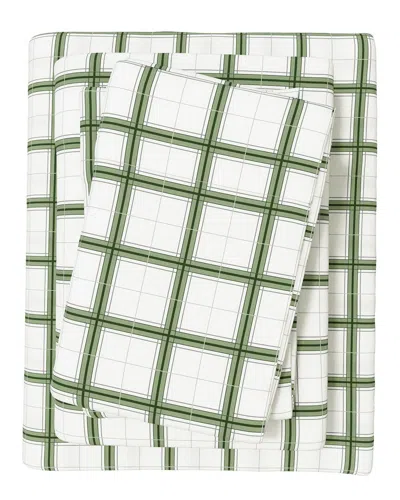 Linery & Co Plaids & Stripes 100% Turkish Cotton Flannel Sheet Set