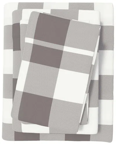 Linery & Co Plaids & Stripes 100% Turkish Cotton Flannel Sheet Set