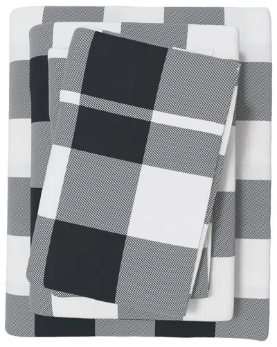 Linery & Co Plaids & Stripes 100% Turkish Cotton Flannel Sheet Set