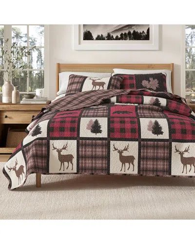Linery & Co . Stonehurst Rustic Lodge All-season Quilt Set In Multi