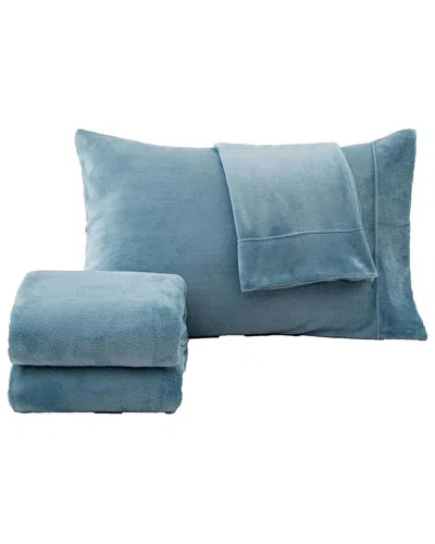 Linery & Co Ultra Soft & Cozy Velvet Plush Fleece Printed Sheet Set