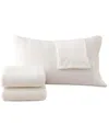 Linery & Co Ultra Soft & Cozy Velvet Plush Fleece Printed Sheet Set In White