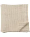 Linery & Co Waffle Weave Textured Cotton Blanket In Neutral