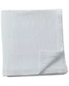Linery & Co Waffle Weave Textured Cotton Blanket In White