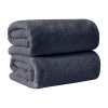 Linery Cotton 2 Pc Oversized 2-pc. Bath Sheet In Blue