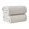 Linery Cotton Waffle Oversized 2-pc. Bath Sheet In Multi