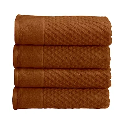 Linery Diamond 4-pc. Quick Dry Bath Towel In Brown