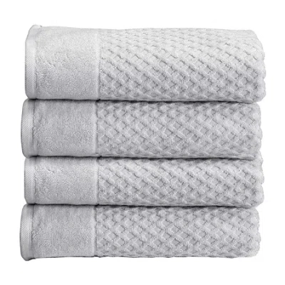 Linery Diamond 4-pc. Quick Dry Bath Towel In Gray