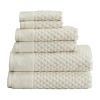 Linery Diamond 6-pc. Quick Dry Bath Towel Set In White