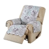 Linery Floral Chair Protector In Gray