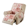 Linery Floral Chair Protector In Pink