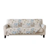 Linery Floral Sofa Protector In Sand