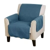 Linery Medallion Chair Protector In Blue
