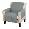 Linery Medallion Chair Protector In Gray