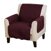 Linery Medallion Chair Protector In Red