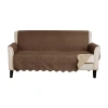 Linery Medallion Sofa Protector In Brown