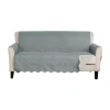 Linery Medallion Sofa Protector In Gray